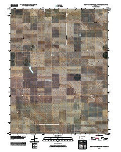 West of Sainte Theresa Church Kansas Historical topographic map, 1:24000 scale, 7.5 X 7.5 Minute, Year 2010