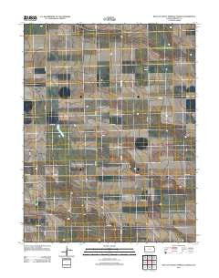 West of Sainte Theresa Church Kansas Historical topographic map, 1:24000 scale, 7.5 X 7.5 Minute, Year 2012