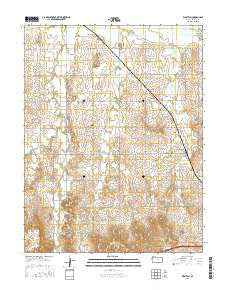 Westfall Kansas Current topographic map, 1:24000 scale, 7.5 X 7.5 Minute, Year 2015