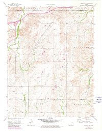 Westfall SE Kansas Historical topographic map, 1:24000 scale, 7.5 X 7.5 Minute, Year 1957