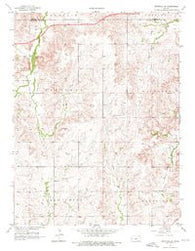 Westfall SE Kansas Historical topographic map, 1:24000 scale, 7.5 X 7.5 Minute, Year 1957