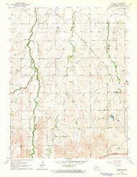 Westfall Kansas Historical topographic map, 1:24000 scale, 7.5 X 7.5 Minute, Year 1963
