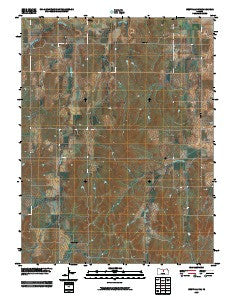 Westfall NW Kansas Historical topographic map, 1:24000 scale, 7.5 X 7.5 Minute, Year 2009