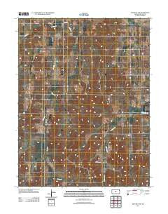 Westfall NW Kansas Historical topographic map, 1:24000 scale, 7.5 X 7.5 Minute, Year 2012