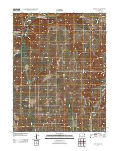 Westfall SE Kansas Historical topographic map, 1:24000 scale, 7.5 X 7.5 Minute, Year 2012
