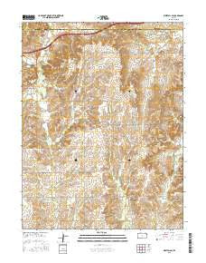 Westfall SE Kansas Current topographic map, 1:24000 scale, 7.5 X 7.5 Minute, Year 2015