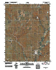 Westmoreland Kansas Historical topographic map, 1:24000 scale, 7.5 X 7.5 Minute, Year 2009