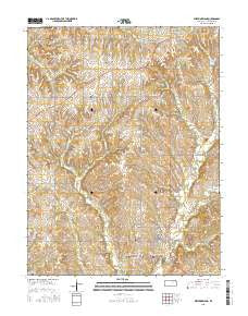 Westmoreland Kansas Current topographic map, 1:24000 scale, 7.5 X 7.5 Minute, Year 2015