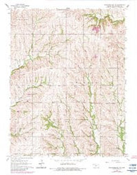 Westmoreland NE Kansas Historical topographic map, 1:24000 scale, 7.5 X 7.5 Minute, Year 1964