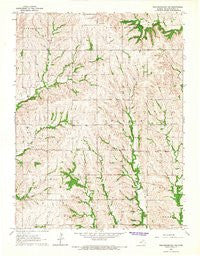 Westmoreland NE Kansas Historical topographic map, 1:24000 scale, 7.5 X 7.5 Minute, Year 1964