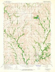 Westmoreland Kansas Historical topographic map, 1:24000 scale, 7.5 X 7.5 Minute, Year 1964