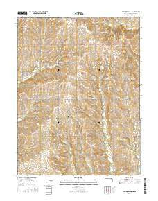 Westmoreland NE Kansas Current topographic map, 1:24000 scale, 7.5 X 7.5 Minute, Year 2015