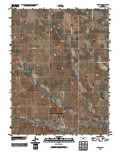 Wetmore Kansas Historical topographic map, 1:24000 scale, 7.5 X 7.5 Minute, Year 2009