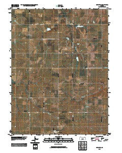 Wheaton Kansas Historical topographic map, 1:24000 scale, 7.5 X 7.5 Minute, Year 2009