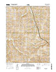 Wheaton Kansas Current topographic map, 1:24000 scale, 7.5 X 7.5 Minute, Year 2016