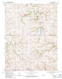 Wheaton Kansas Historical topographic map, 1:24000 scale, 7.5 X 7.5 Minute, Year 1969