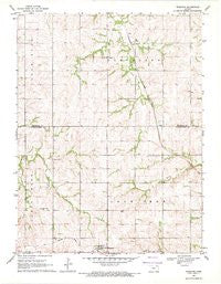 Wheaton Kansas Historical topographic map, 1:24000 scale, 7.5 X 7.5 Minute, Year 1969