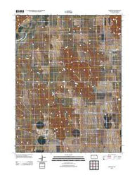 Wheeler Kansas Historical topographic map, 1:24000 scale, 7.5 X 7.5 Minute, Year 2012