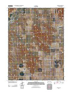 Wheeler Kansas Historical topographic map, 1:24000 scale, 7.5 X 7.5 Minute, Year 2012