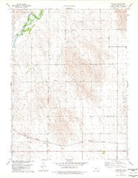 Wheeler Kansas Historical topographic map, 1:24000 scale, 7.5 X 7.5 Minute, Year 1978
