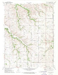 White City NE Kansas Historical topographic map, 1:24000 scale, 7.5 X 7.5 Minute, Year 1971