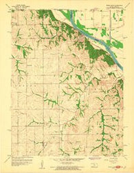 White Cloud Kansas Historical topographic map, 1:24000 scale, 7.5 X 7.5 Minute, Year 1959