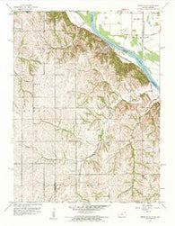 White Cloud Kansas Historical topographic map, 1:24000 scale, 7.5 X 7.5 Minute, Year 1959