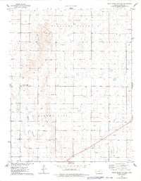 White Woman Bottoms Kansas Historical topographic map, 1:24000 scale, 7.5 X 7.5 Minute, Year 1976