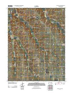 White City NW Kansas Historical topographic map, 1:24000 scale, 7.5 X 7.5 Minute, Year 2012