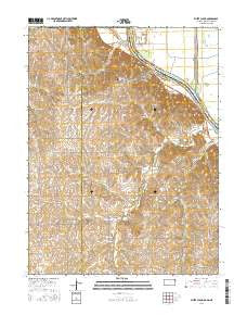 White Cloud Kansas Current topographic map, 1:24000 scale, 7.5 X 7.5 Minute, Year 2016