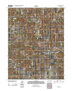 Whiting Kansas Historical topographic map, 1:24000 scale, 7.5 X 7.5 Minute, Year 2012