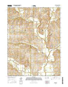 Whiting Kansas Current topographic map, 1:24000 scale, 7.5 X 7.5 Minute, Year 2015