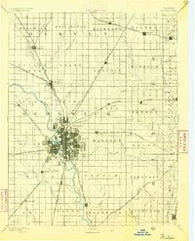Wichita Kansas Historical topographic map, 1:125000 scale, 30 X 30 Minute, Year 1894