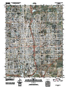 Wichita East Kansas Historical topographic map, 1:24000 scale, 7.5 X 7.5 Minute, Year 2010