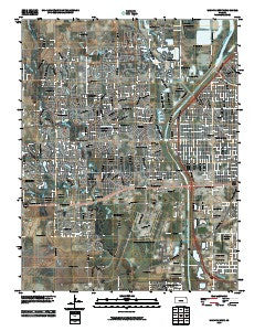 Wichita West Kansas Historical topographic map, 1:24000 scale, 7.5 X 7.5 Minute, Year 2010