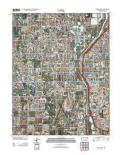 Wichita West Kansas Historical topographic map, 1:24000 scale, 7.5 X 7.5 Minute, Year 2012