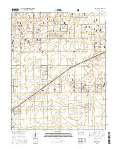 Wilburton Kansas Current topographic map, 1:24000 scale, 7.5 X 7.5 Minute, Year 2015