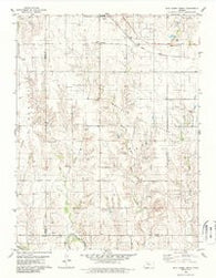 Wild Horse Creek Kansas Historical topographic map, 1:24000 scale, 7.5 X 7.5 Minute, Year 1979