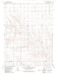 Wild Horse Draw Kansas Historical topographic map, 1:24000 scale, 7.5 X 7.5 Minute, Year 1979