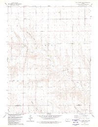 Wild Horse Draw Kansas Historical topographic map, 1:24000 scale, 7.5 X 7.5 Minute, Year 1979