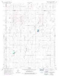 Wild Horse Lake Kansas Historical topographic map, 1:24000 scale, 7.5 X 7.5 Minute, Year 1959