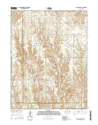 Wild Horse Creek Kansas Current topographic map, 1:24000 scale, 7.5 X 7.5 Minute, Year 2016