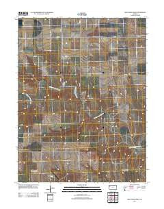 Wild Horse Draw Kansas Historical topographic map, 1:24000 scale, 7.5 X 7.5 Minute, Year 2012
