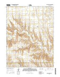 Wild Horse Draw Kansas Current topographic map, 1:24000 scale, 7.5 X 7.5 Minute, Year 2015