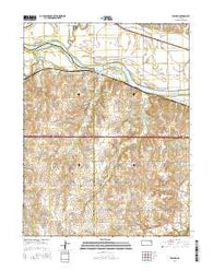 Willard Kansas Current topographic map, 1:24000 scale, 7.5 X 7.5 Minute, Year 2016