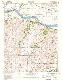 Willard Kansas Historical topographic map, 1:24000 scale, 7.5 X 7.5 Minute, Year 1952