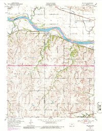Willard Kansas Historical topographic map, 1:24000 scale, 7.5 X 7.5 Minute, Year 1952