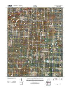 Williamsburg Kansas Historical topographic map, 1:24000 scale, 7.5 X 7.5 Minute, Year 2012