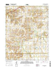 Williamsburg Kansas Current topographic map, 1:24000 scale, 7.5 X 7.5 Minute, Year 2016