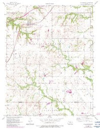 Williamsburg Kansas Historical topographic map, 1:24000 scale, 7.5 X 7.5 Minute, Year 1956